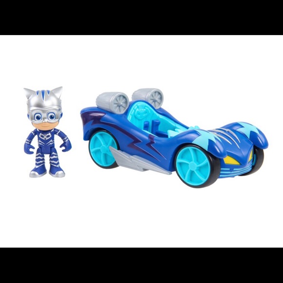 PJ Masks Turbo Blast Vehicle and Catboy Figure - Picture 1 of 2